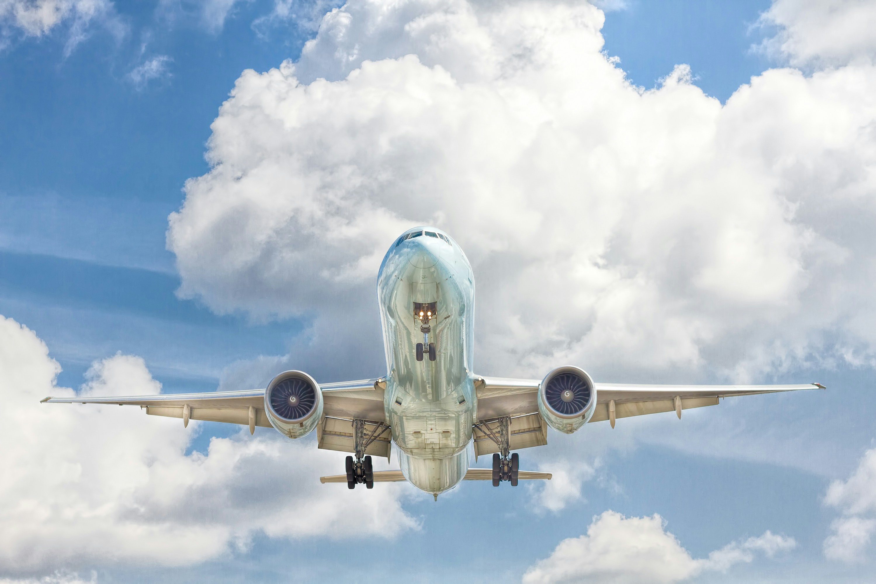 Cargo aircraft landing, air freight services by ETP Logistics